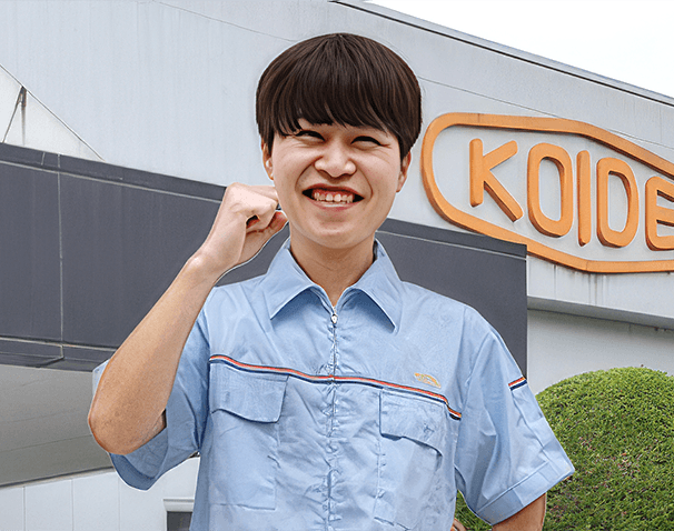 「製品の品質は自分が守ってみせる」という使命感のもと、日々の業務に向き合う。